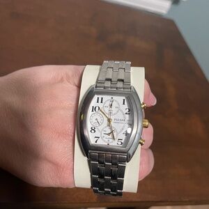 Pulsar Two-Tone Chronograph Watch